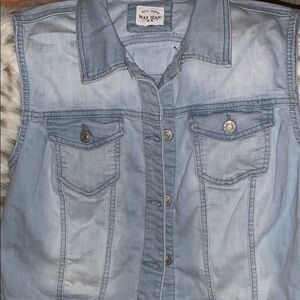 Light jean vest‎